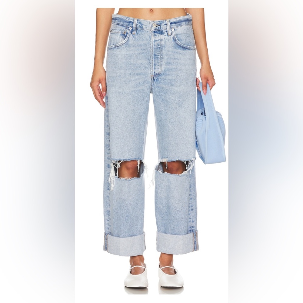 Citizens Of Humanity Light Blue Boyfriend Jeans